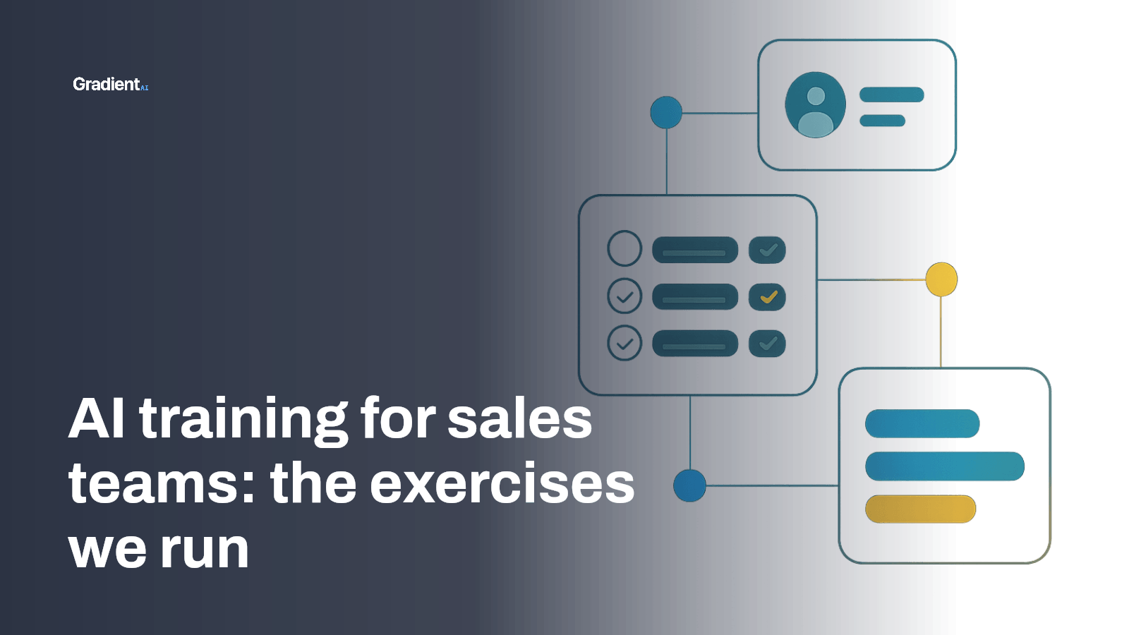 AI training for sales teams: the exercises we run
